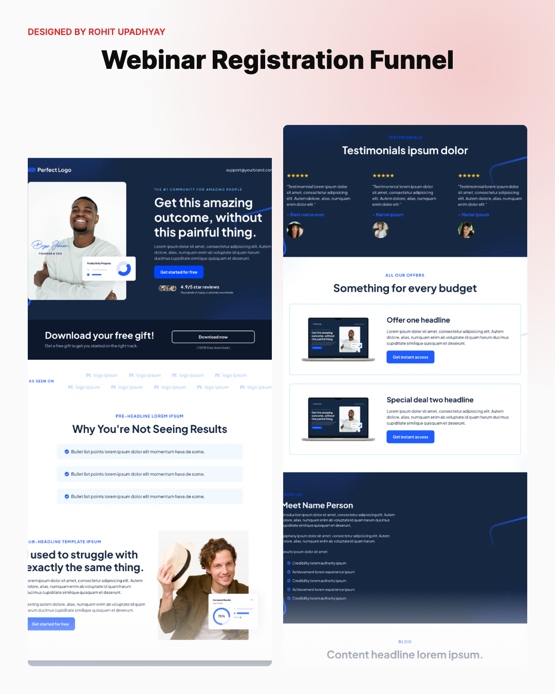 Webinar Registration Funnel